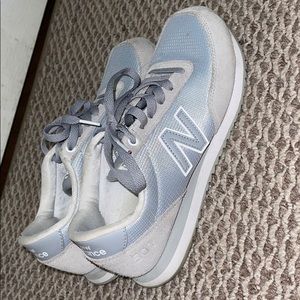 Grey New Balance shoes